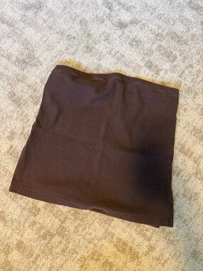 American Eagle Outfitters Black Ribbed Tube Top